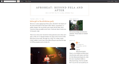 Desktop Screenshot of afrobeatbeyondfelaandafter.blogspot.com