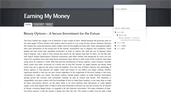 Desktop Screenshot of earningmymoney.blogspot.com