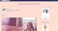 Desktop Screenshot of lolitaslipstick.blogspot.com