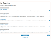 Tablet Screenshot of lacaserita.blogspot.com