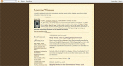 Desktop Screenshot of ancrenewiseass.blogspot.com