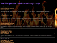 Tablet Screenshot of dragonandliondance.blogspot.com