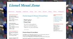 Desktop Screenshot of lionelmessizone.blogspot.com