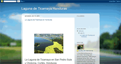 Desktop Screenshot of lagunadeticamayahonduras.blogspot.com