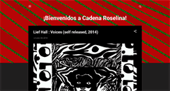 Desktop Screenshot of cadena-roselina.blogspot.com