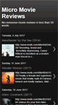 Mobile Screenshot of micromoviereviews.blogspot.com