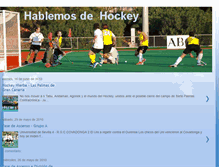 Tablet Screenshot of hablemosdehockey.blogspot.com