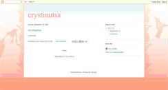 Desktop Screenshot of crystinutsa.blogspot.com