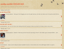 Tablet Screenshot of hyden-hidayah.blogspot.com