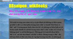 Desktop Screenshot of bbsaigon-wikileaks.blogspot.com