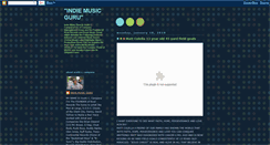 Desktop Screenshot of indiemusicguru.blogspot.com