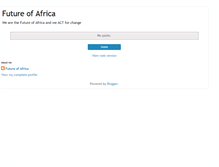 Tablet Screenshot of futureofafrica.blogspot.com