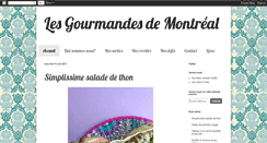 Desktop Screenshot of lesgourmandesdemtl.blogspot.com