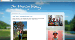 Desktop Screenshot of hensleyfamilyupdate.blogspot.com