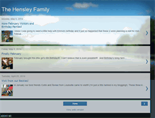 Tablet Screenshot of hensleyfamilyupdate.blogspot.com
