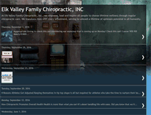 Tablet Screenshot of elkvalleyfamilychiropractic.blogspot.com