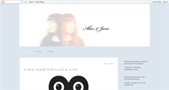 Desktop Screenshot of alice-june.blogspot.com