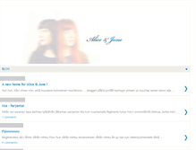 Tablet Screenshot of alice-june.blogspot.com