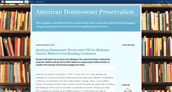 Desktop Screenshot of americanhomeownerpreservation-ahphelp.blogspot.com