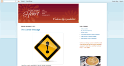 Desktop Screenshot of coachingfromtheheart.blogspot.com