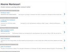 Tablet Screenshot of mnememontessori.blogspot.com