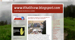 Desktop Screenshot of khalilsow.blogspot.com