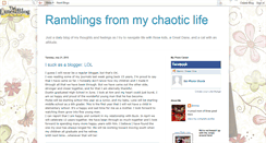 Desktop Screenshot of bonny-ramblingsfrommychaoticlife.blogspot.com