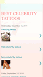 Mobile Screenshot of bestcelebritytattoosstyle.blogspot.com