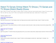 Tablet Screenshot of ilovetvserials.blogspot.com