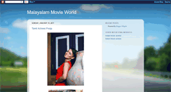 Desktop Screenshot of malayalammovieworld.blogspot.com