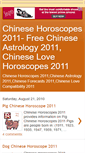 Mobile Screenshot of chinesehoroscopes2011.blogspot.com