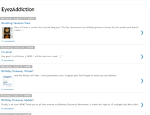 Tablet Screenshot of eyezaddiction.blogspot.com