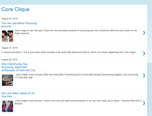 Tablet Screenshot of coreclique.blogspot.com