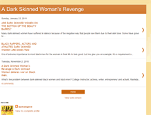 Tablet Screenshot of adarkskinnedwomansrevenge.blogspot.com