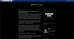 Desktop Screenshot of know-it-alll.blogspot.com