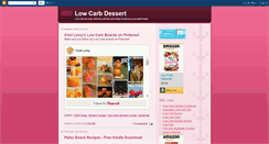 Desktop Screenshot of low-carb-dessert.blogspot.com