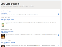 Tablet Screenshot of low-carb-dessert.blogspot.com
