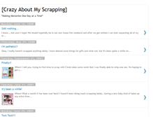 Tablet Screenshot of crazyaboutmyscrapping.blogspot.com