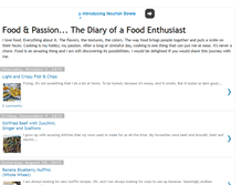 Tablet Screenshot of foodandpassion.blogspot.com