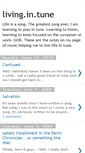 Mobile Screenshot of living-in-tune.blogspot.com