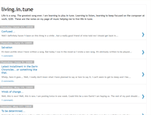 Tablet Screenshot of living-in-tune.blogspot.com