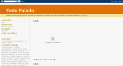Desktop Screenshot of fadofalado.blogspot.com