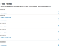 Tablet Screenshot of fadofalado.blogspot.com