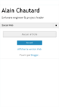 Mobile Screenshot of alain-chautard.blogspot.com