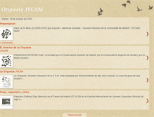 Tablet Screenshot of orquestajvcam.blogspot.com