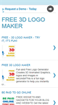 Mobile Screenshot of free3dlogomaker.blogspot.com