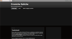 Desktop Screenshot of croniche.blogspot.com
