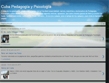 Tablet Screenshot of cubapedagogiapsicologia.blogspot.com