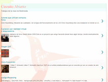 Tablet Screenshot of circuitoabierto-electronico.blogspot.com