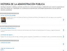 Tablet Screenshot of historiadelaadministracion.blogspot.com